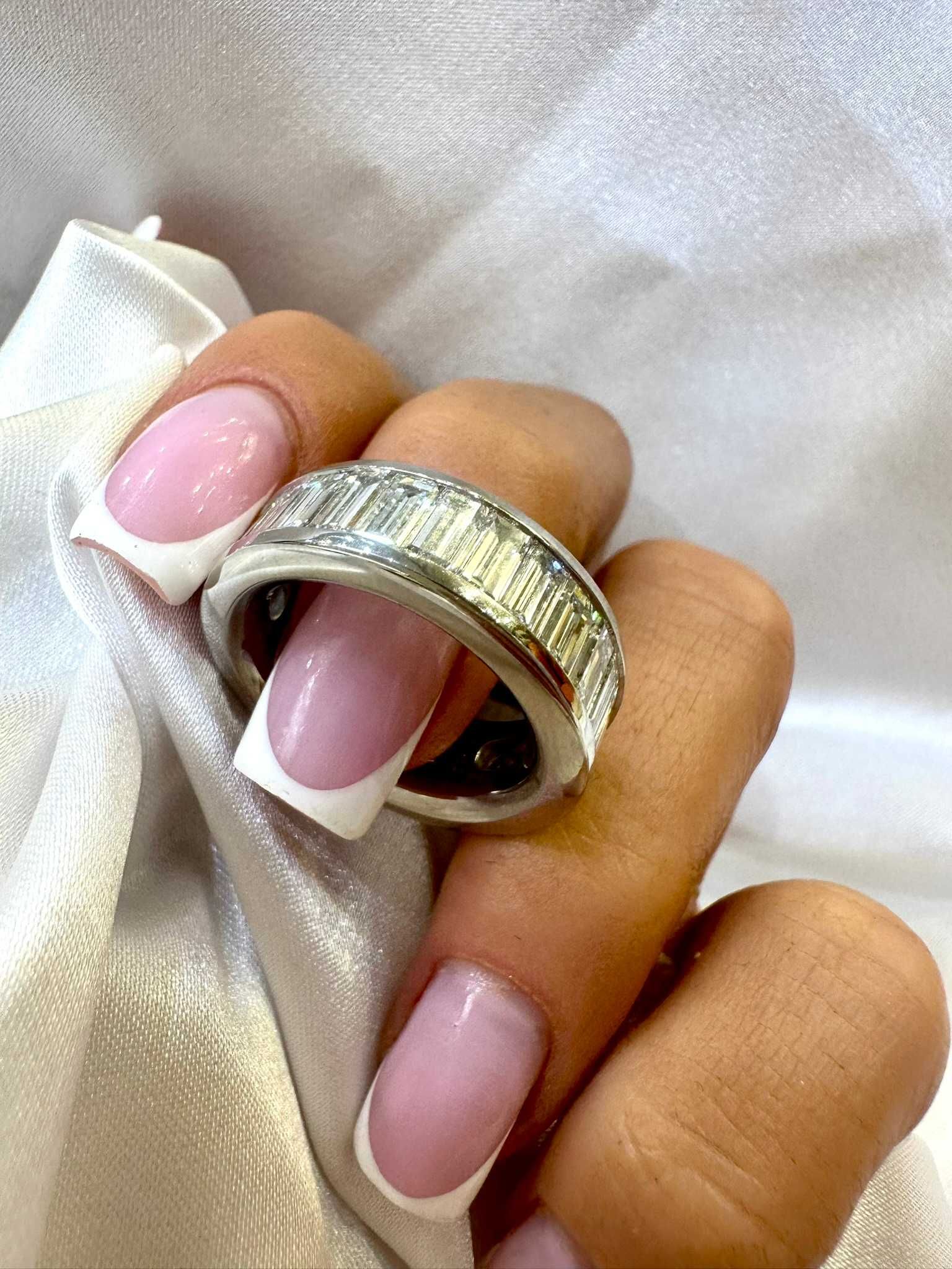 Obrączka z diamentami naturalnymi 6.40 CT