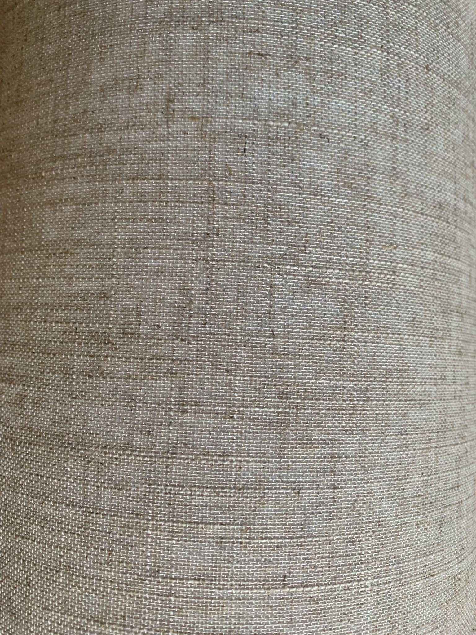 Klosze lniane – zestaw 2 sztuki | styl boho / skandynawski , Beżowe