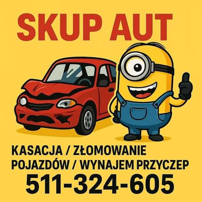 Skup aut kasacja złomowanie z dojazdem osobowe dostawcze ciężarowe 24h