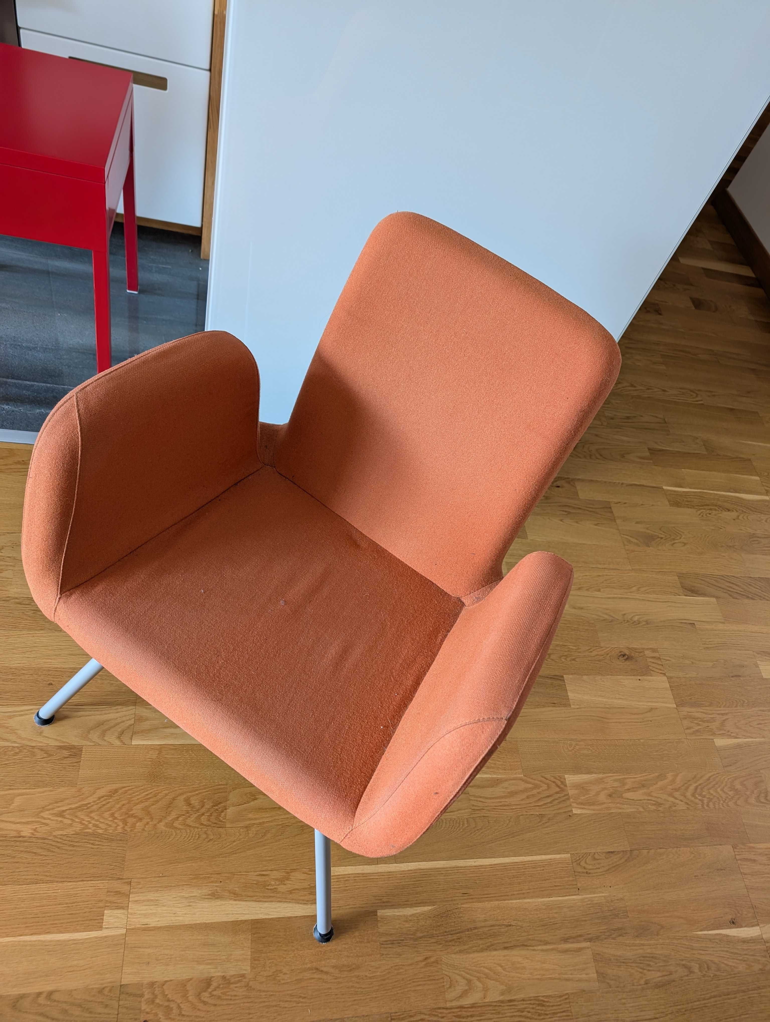 Pomarańczowe krzesło biurowe/konferencyjne/do jadalni IKEA