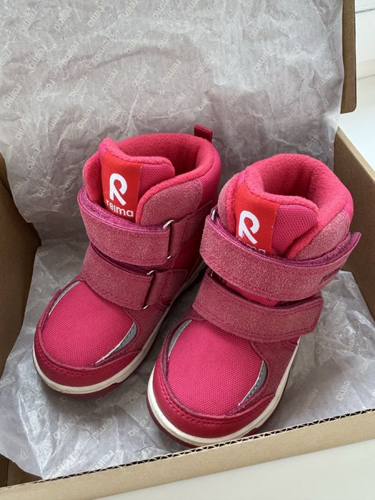 Reima Черевики для дівчинки - рожеві, 21 розмір