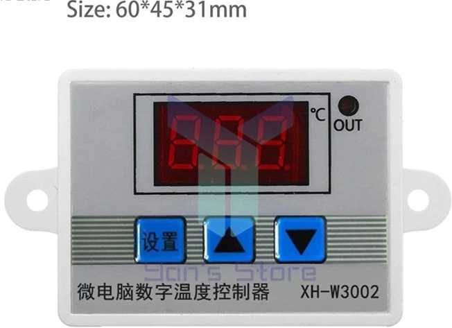 светодиодный цифровой термостат -  W1209 DC 12 В и ас 220 в