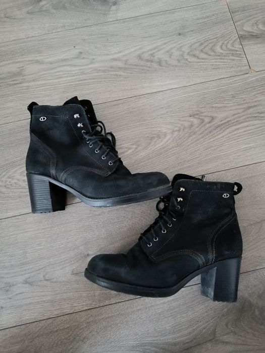 Botki czarne Lasocki  damskie