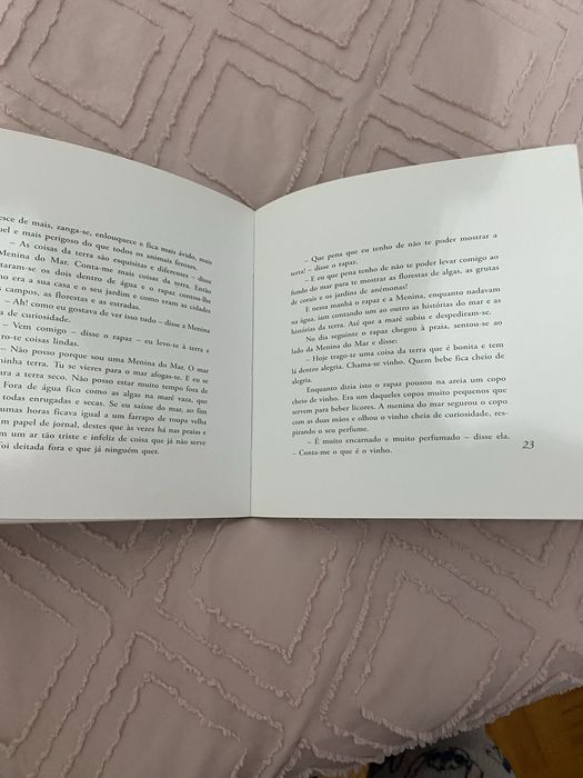 A menina do mar livro muito bonito