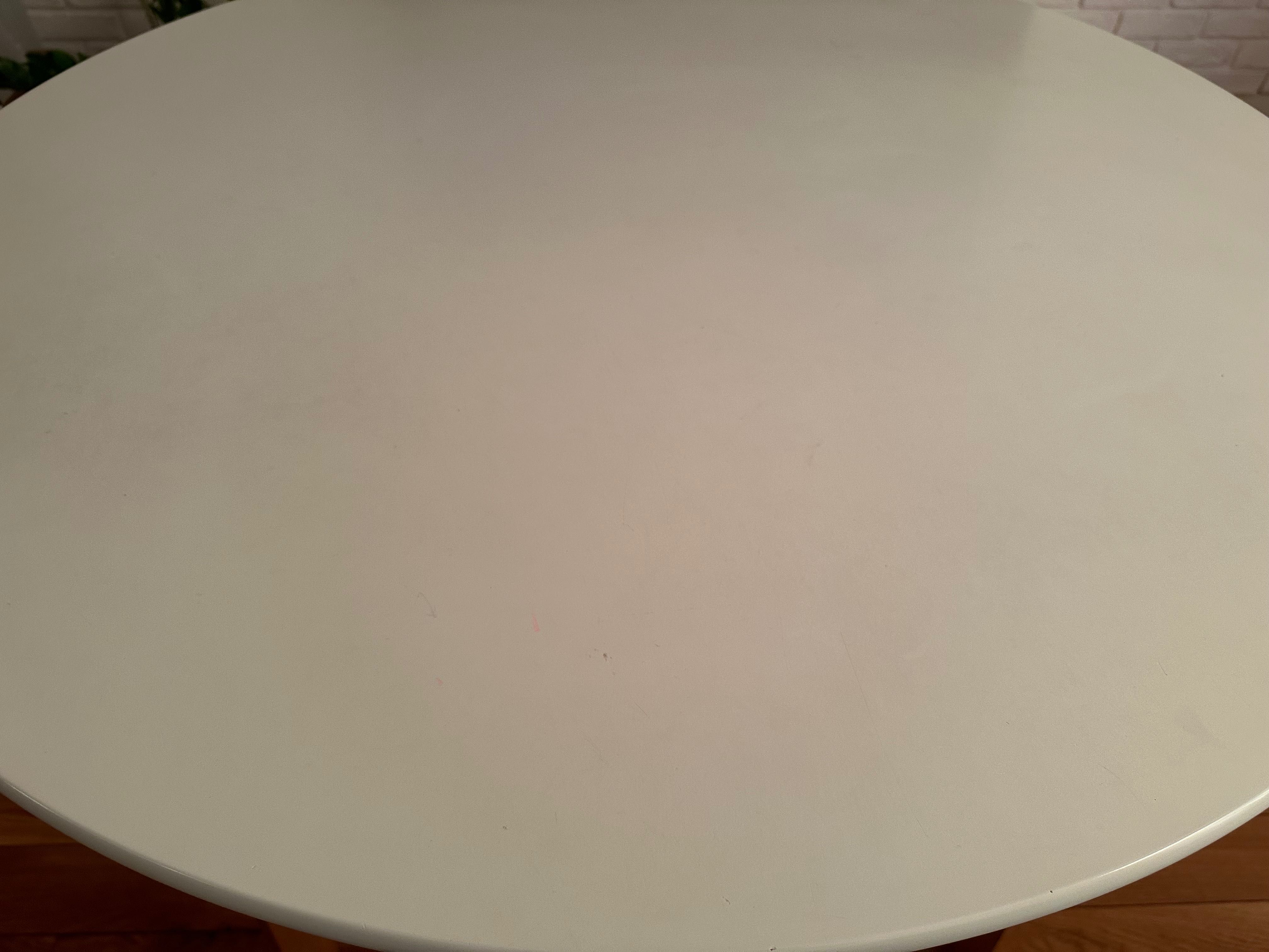 Stół okrągły JYSK Jegind biały drewno + możliwa dostawa