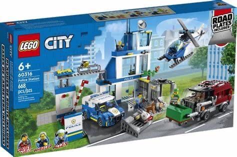 Конструктор LEGO City Поліцейська дільниця 60316