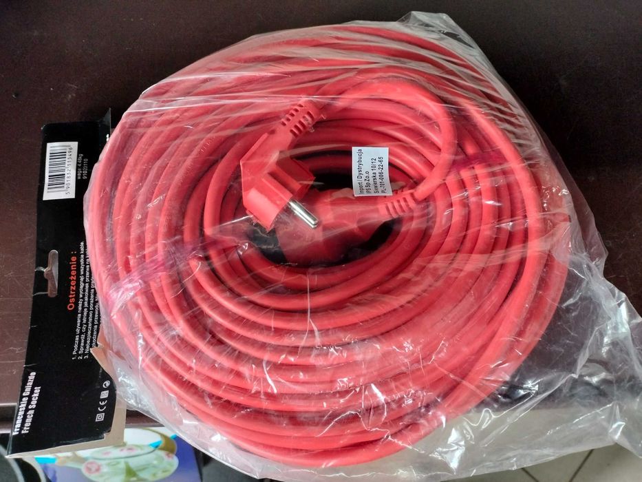 przedłużacz bębnowy 3x2,5  DO OGRODU KABEL DO KOSIARKI 50 METRÓW 50M
