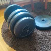 Używane hantle 25 kg razem