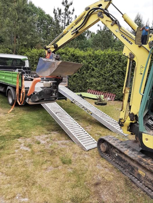 WOLNE TERMINY! Usługi minikoparką + wywrotka do 3,5 t+uslugi wiertnicą