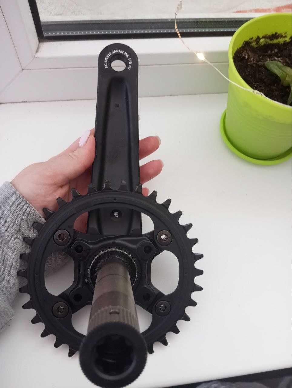 Шатуны Shimano FC-MT610+ каретка Deore SM-BB52B BSA HollowTech II MTB