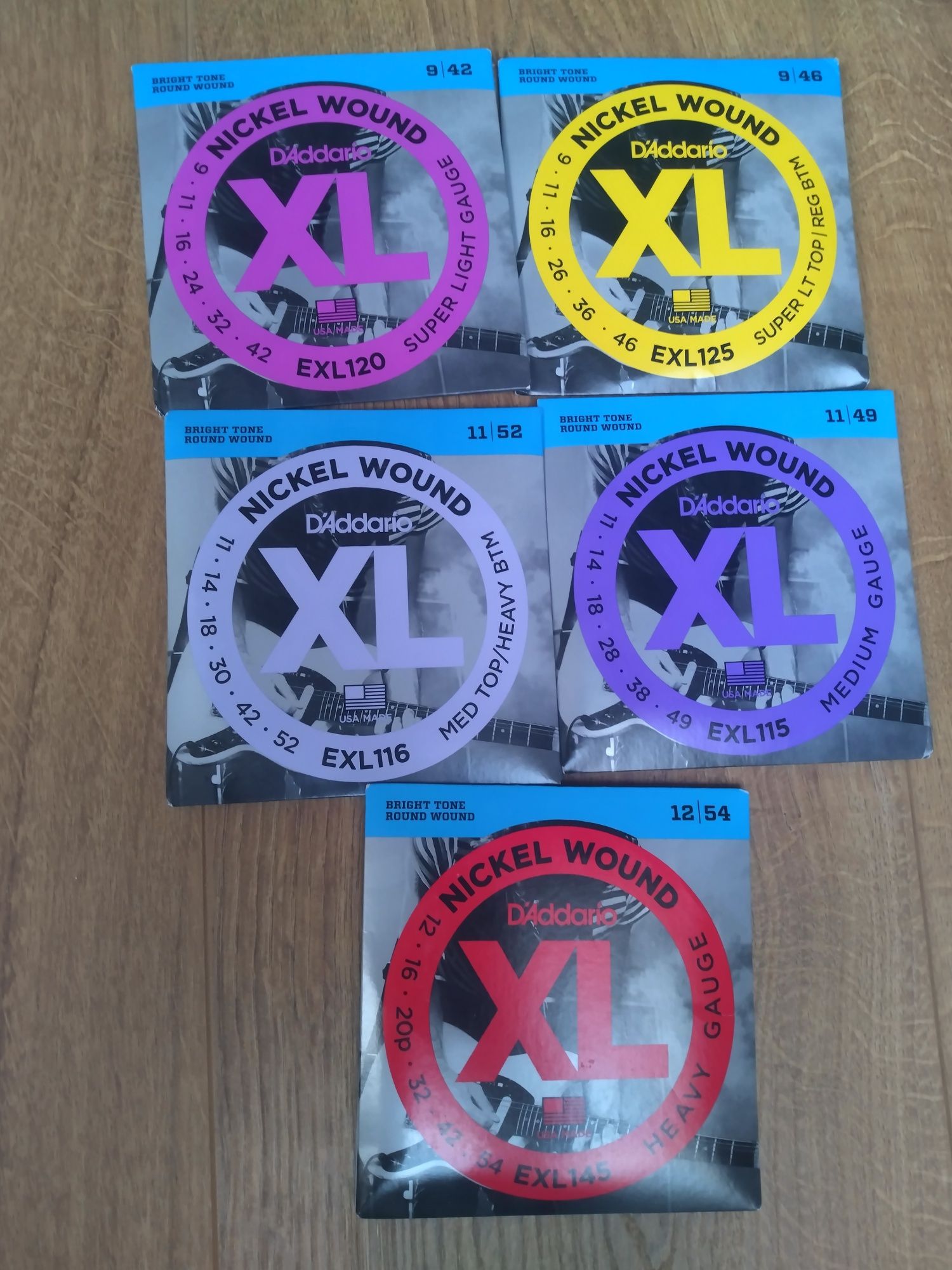 Nowe struny do gitar D'Addario