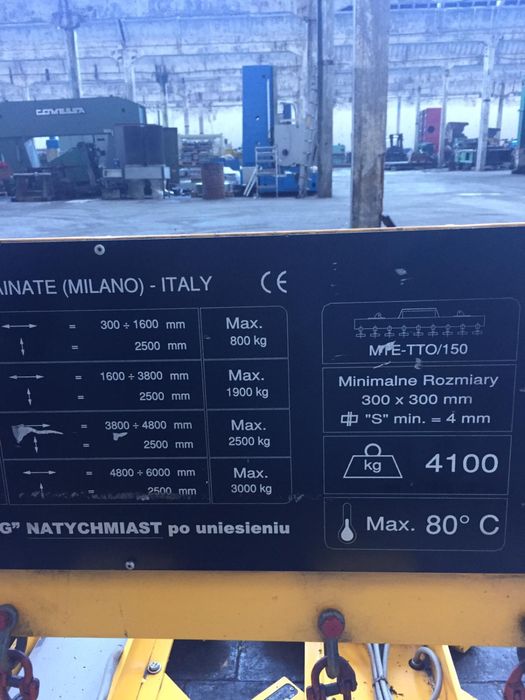 Trawers trawersa elektromagnetyczna udzwig 4100 kg