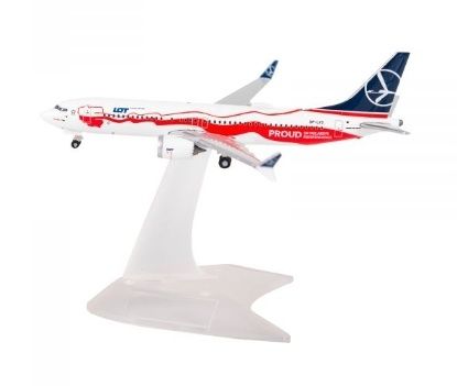 Boeing 737 MAX 8 PLL LOT Herpa 1:500 metalowy