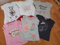 Bluzka koszulka T-shirt 134 h&m inne