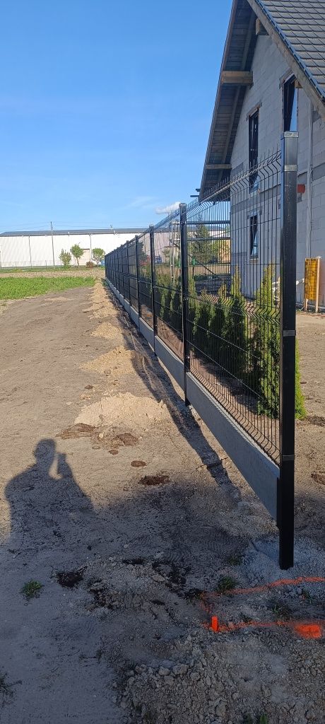 Ogrodzenie panelowe 153 fi4 + podmurówka z montażem!!