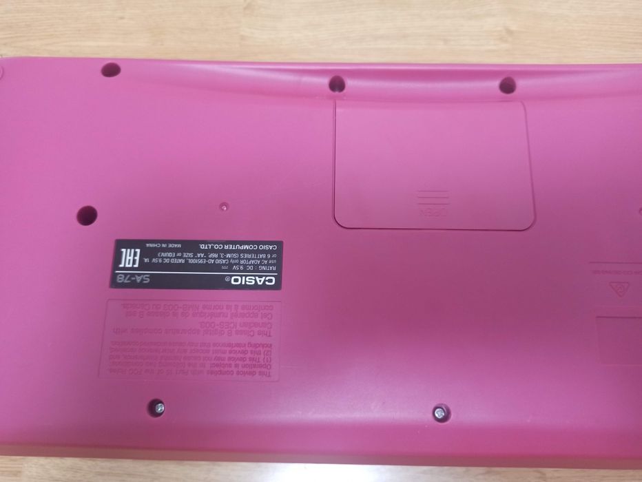 Piano teclado Casio SA-78 44 teclas