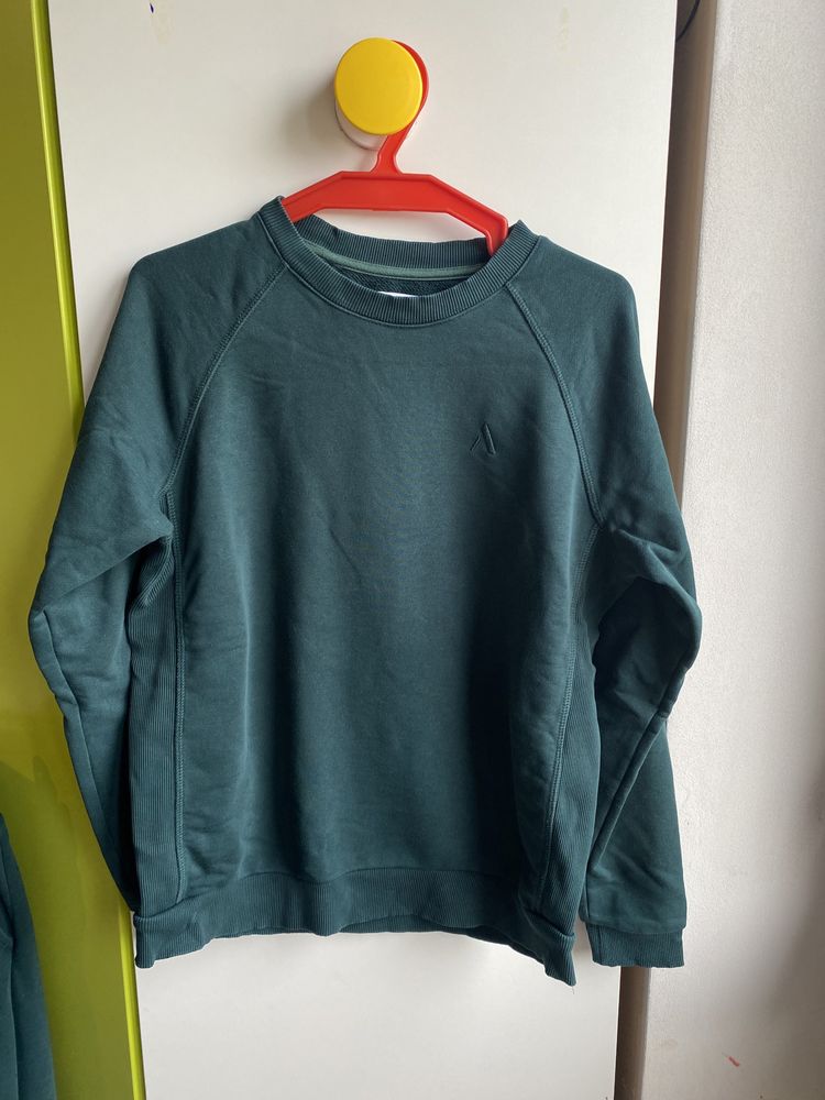 Komplet bluza dresowa plus spodnie ANSIN M/38 butelkowa zielen