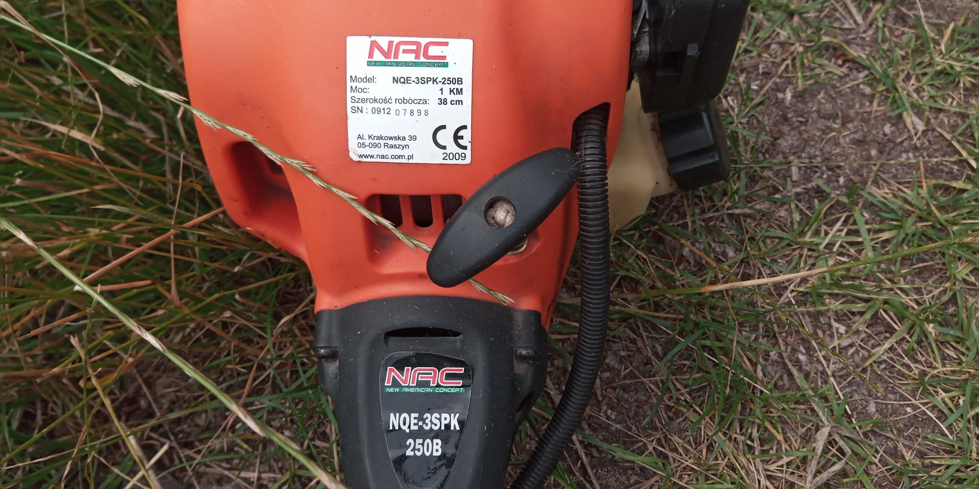 Podkaszarka spalinowa NAC 1KM 38cm - kosa - kosiarka - NQE 3SPK 250B