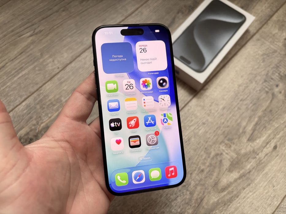 iPhone 15 Pro 128gb Blue Titanium фіз сім