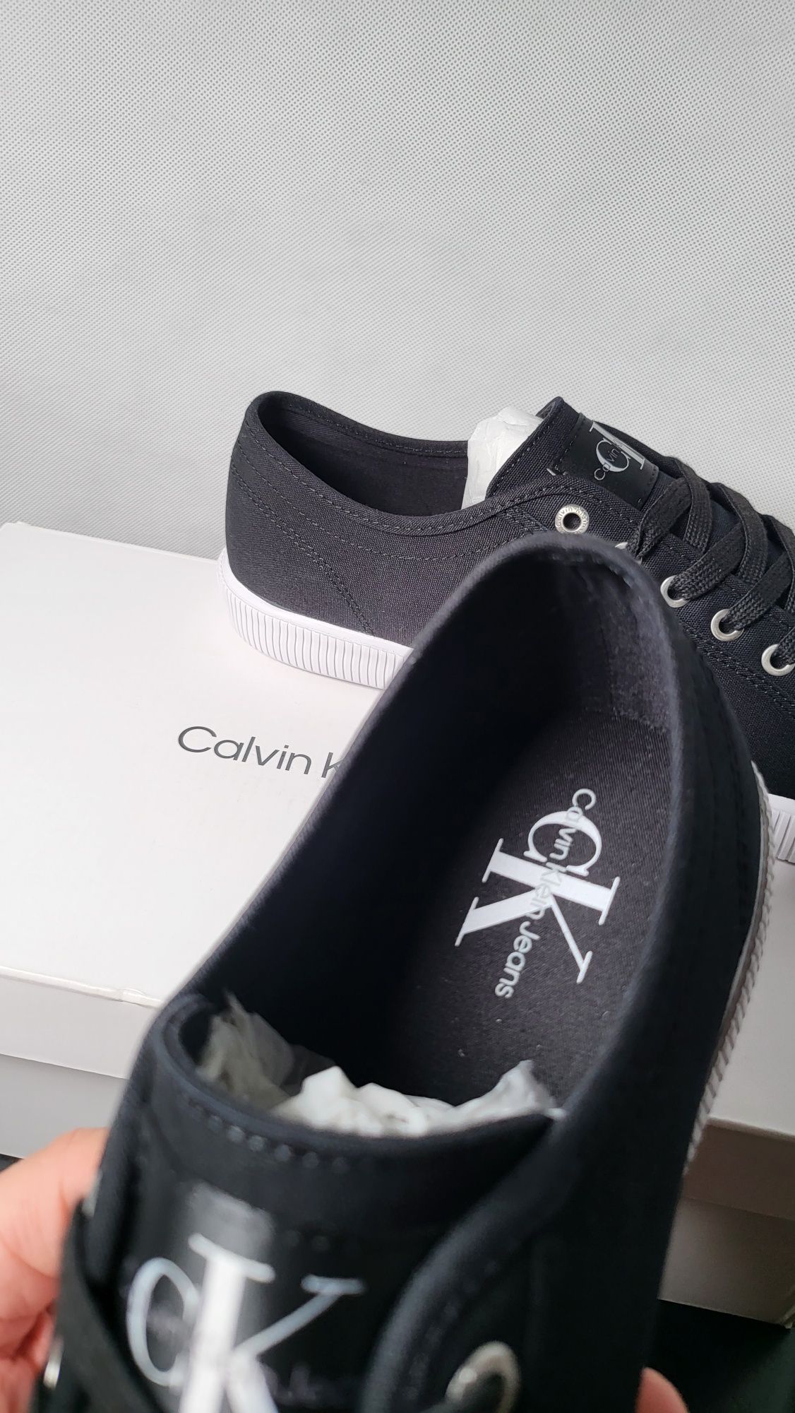 Buty Calvin Klein r 46 męskie sportowe czarne ORYGINALNE