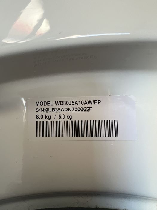 Máquina Lavar/Secar Roupa Samsung EcoBubble