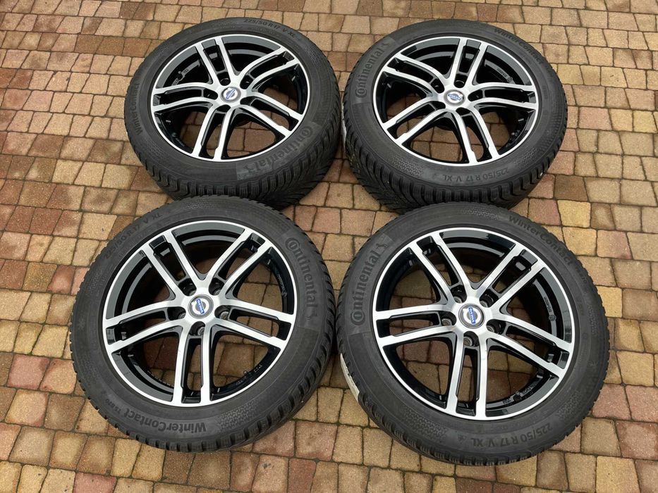 3645. Alufelgi 17" 5x108 Ford Smax Focus Volvo 7J ET40.5 czarne proste