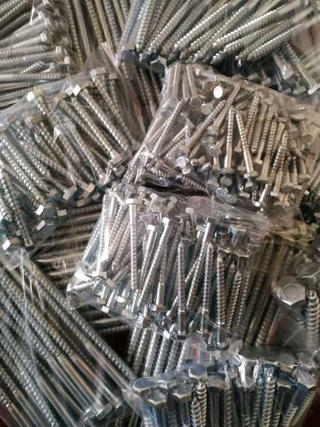 Гвинт шуруп по дереву під ключ D5-10мм/L40-260мм