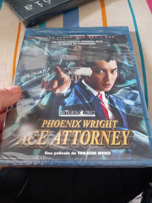 Phoenix Wrigth Ace Attorney DVD + Blue Ray áudio e leg em espanhol