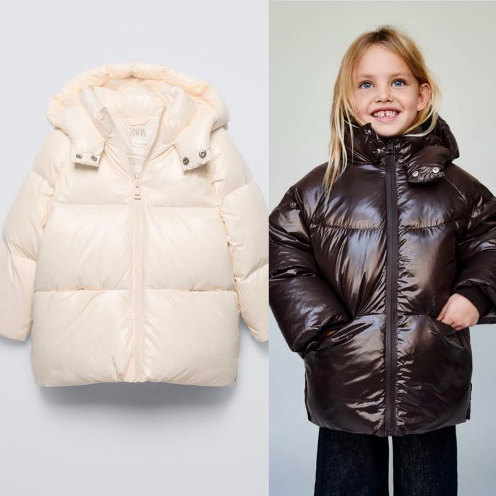 ZARA 92,98,104,110,116 шикарний зимовий пуховик куртка