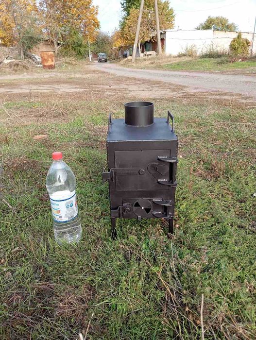 Блиндажная печка походная булерьян Окопна Буржуйка Пічка маленька піч