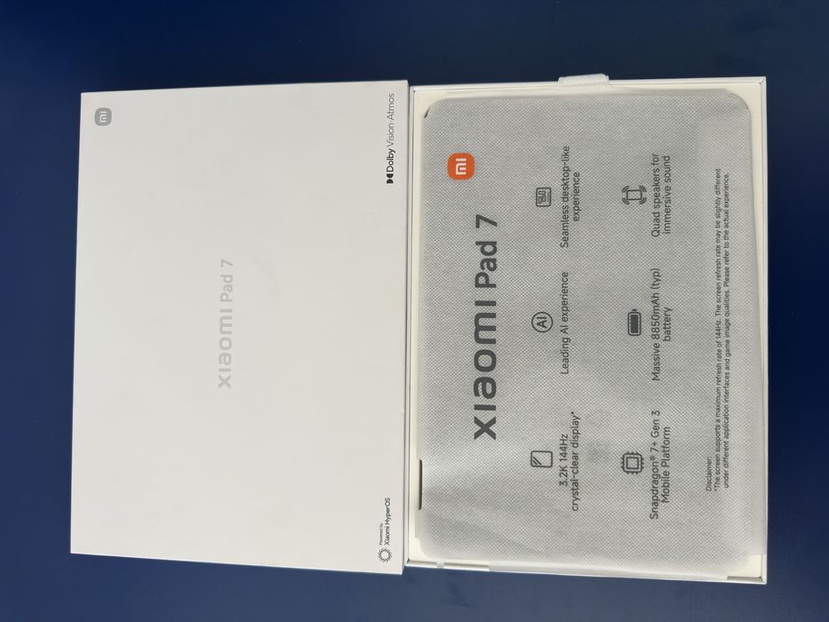 Tablet Xiaomi Pad 7 11.2” 8GB/256GB Wi-Fi Graphite Grey