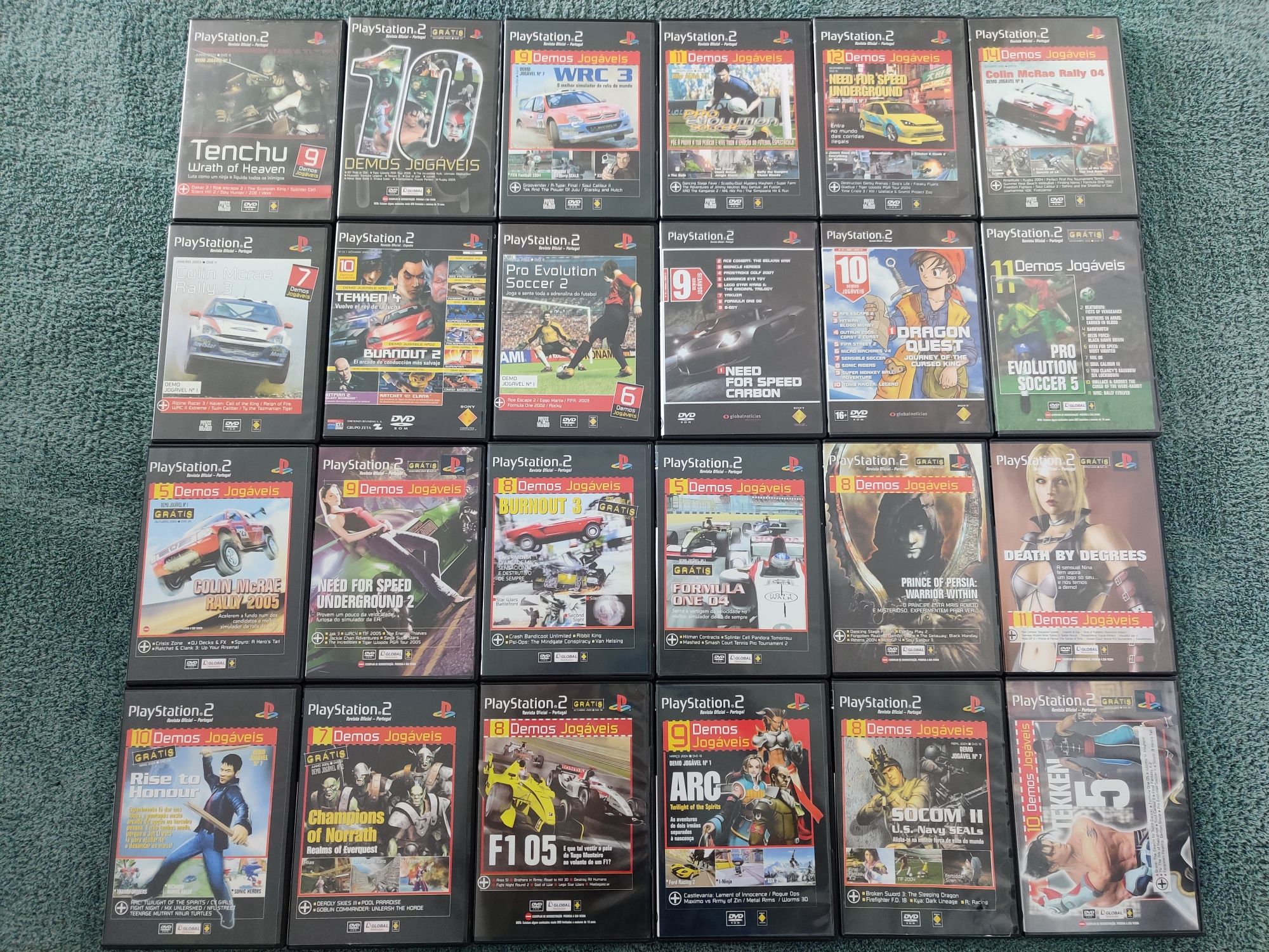 24 Demos para PS2