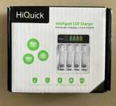 HiQuick 4-gniazdowa LCD ładowarka do akumulatorów AA/AAA