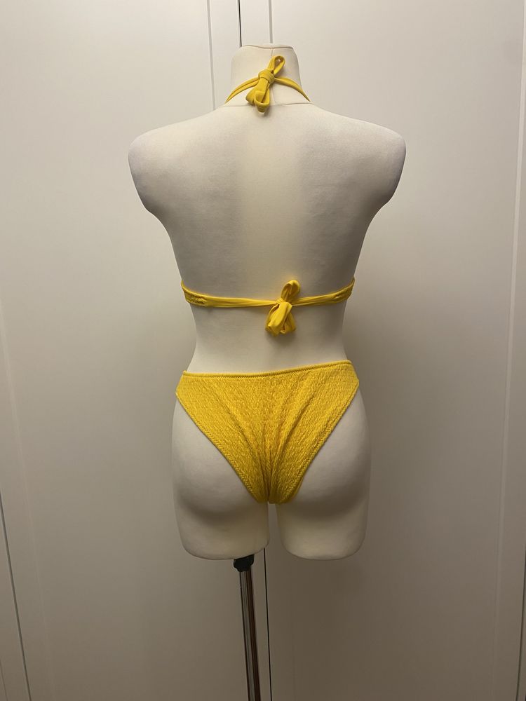 Strój kąpielowy dwuczęściowy żółty Calzedonia