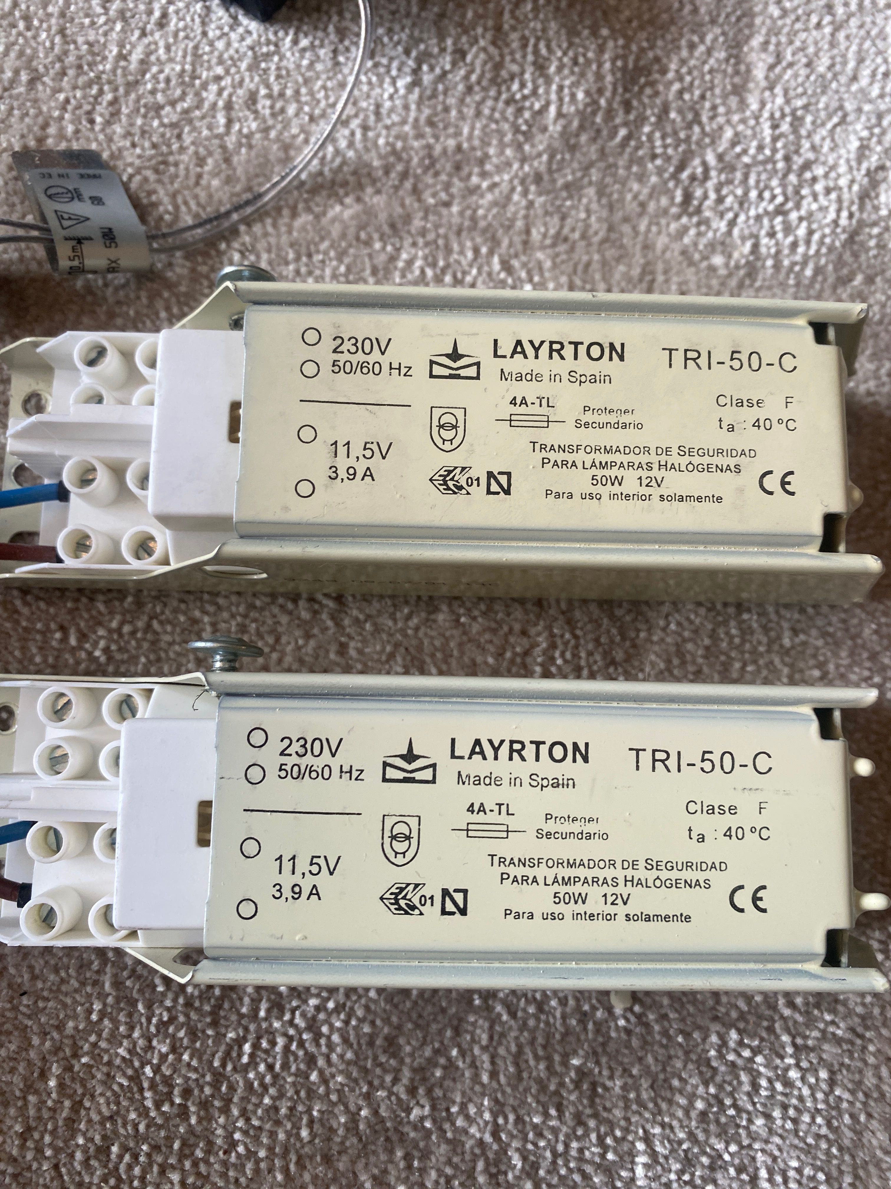 Transformadores 220V-12V + Lâmpadas Led LEXMAN