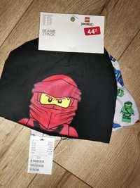 Nowe czapki Lego ninjago H&M roz92 czapeczki bawełniane czarna i szara