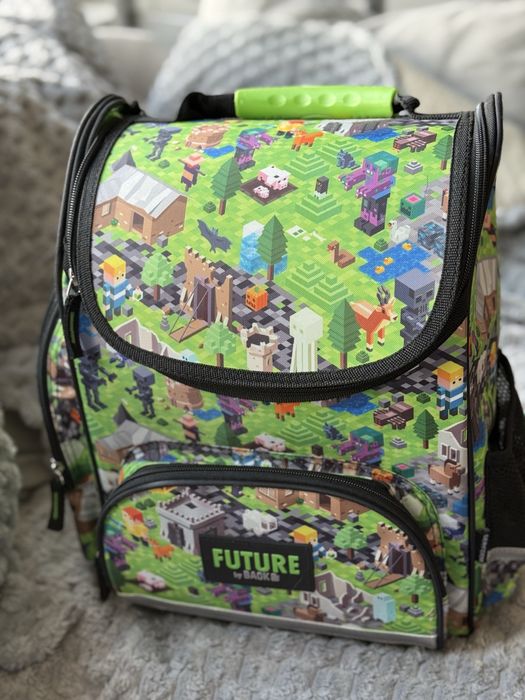 Plecak/tornister minecraft usztywniany malo używany
