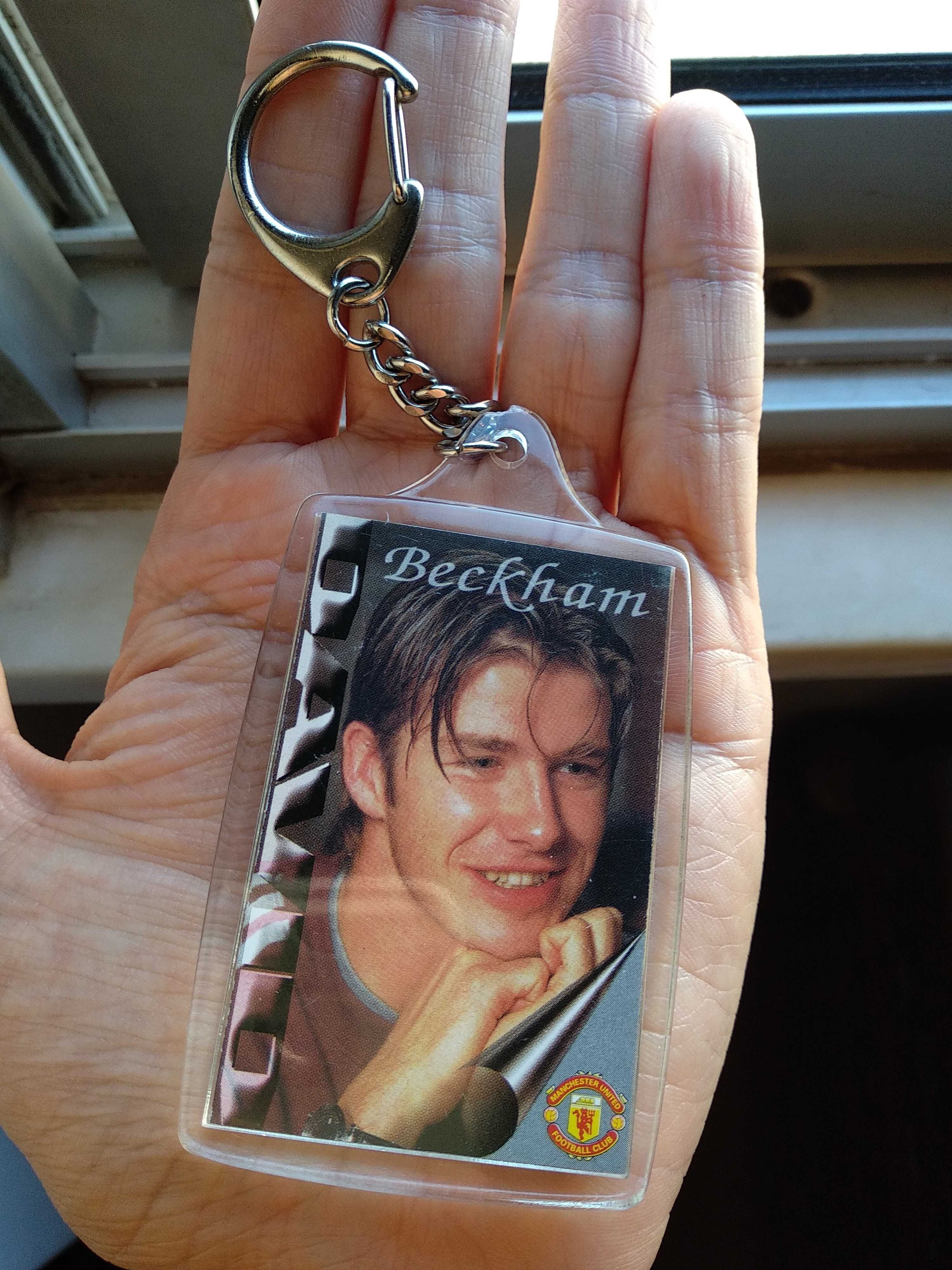 David Beckham (Keychain Chaveiro - Manchester United Keyring Futebol)