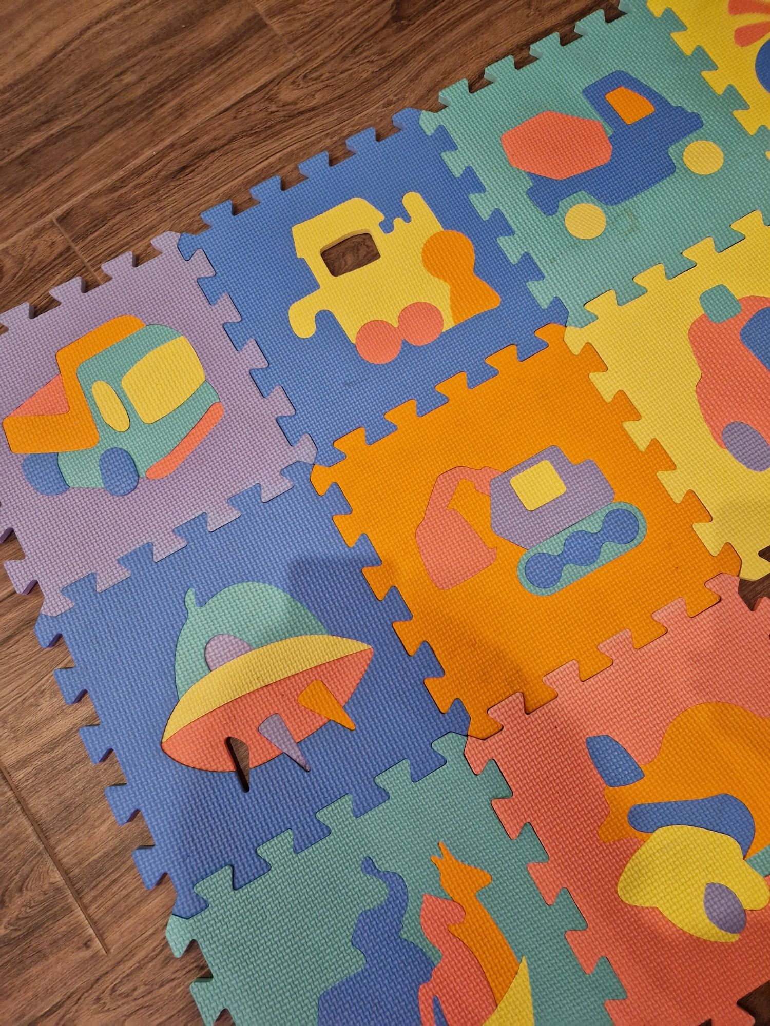 Puzle piankowe mata piankowa podłogowa zestaw puzzle