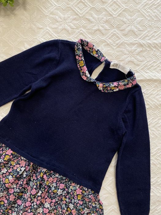 Сукня в садочок/сукня НМ на дівчинку/плаття/платье/сукня теплі