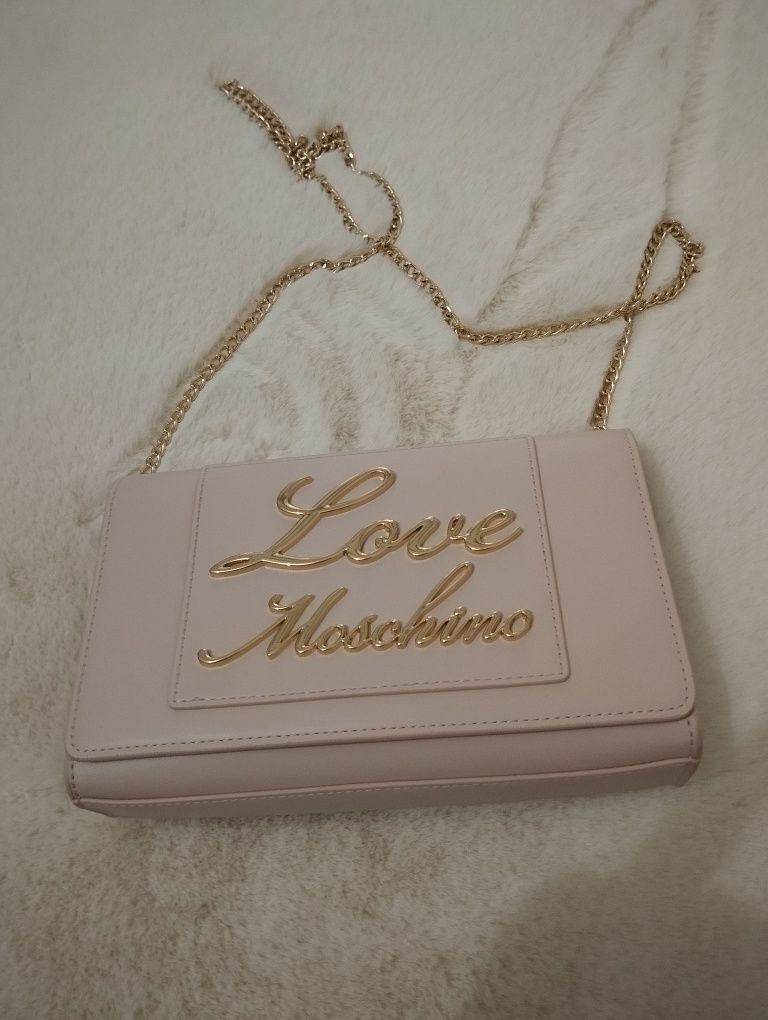 Mala love Moschino rosa velho