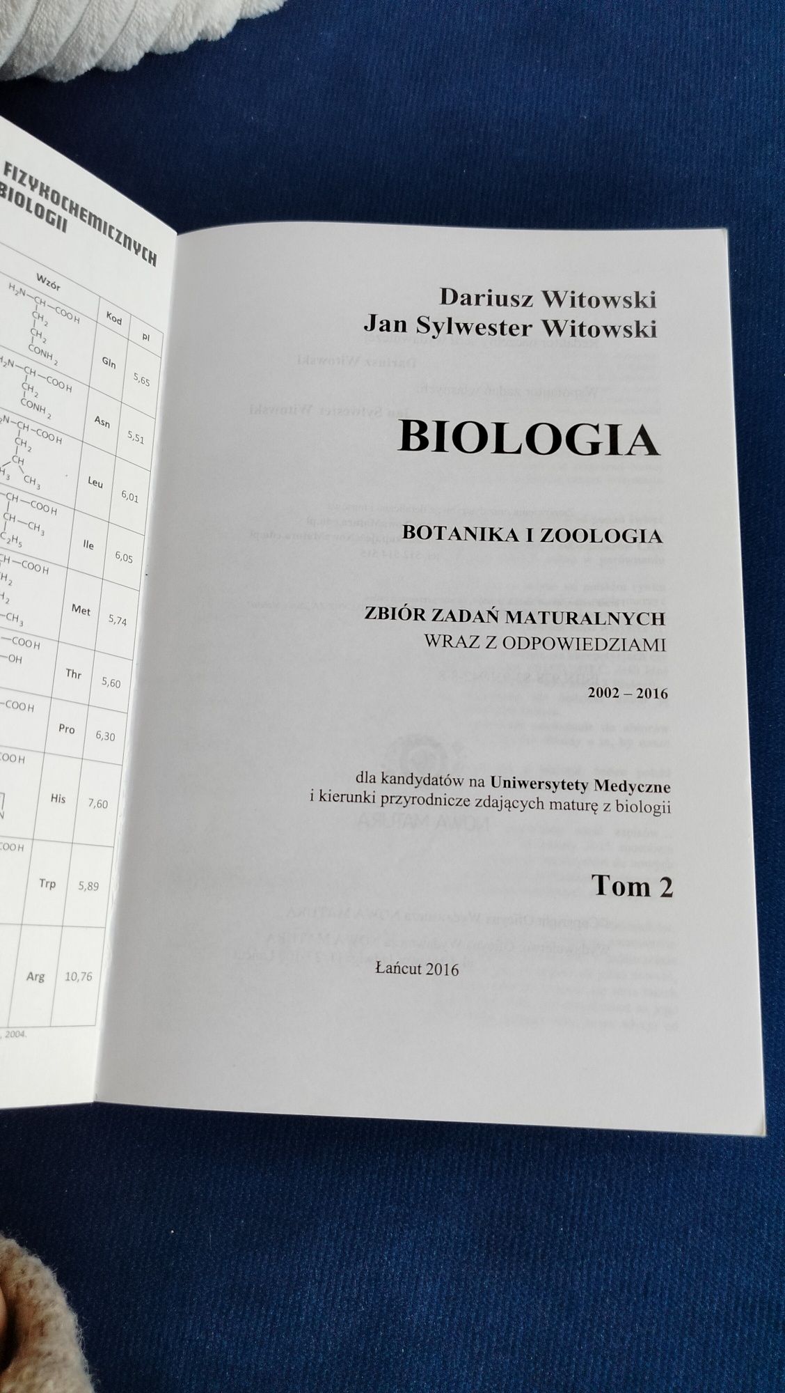 Zbiory zadań z biologii WITOWSKI