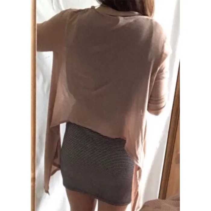 Sweter kardigan pudrowy róż waterfall Vero Moda 40 L