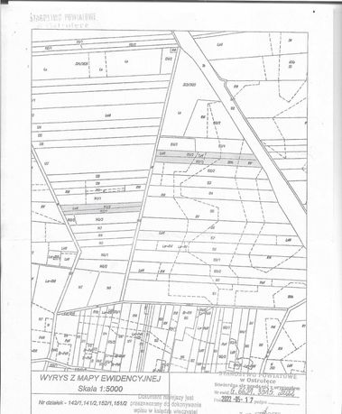 Działka rolno-leśna o pow. 2,15 ha