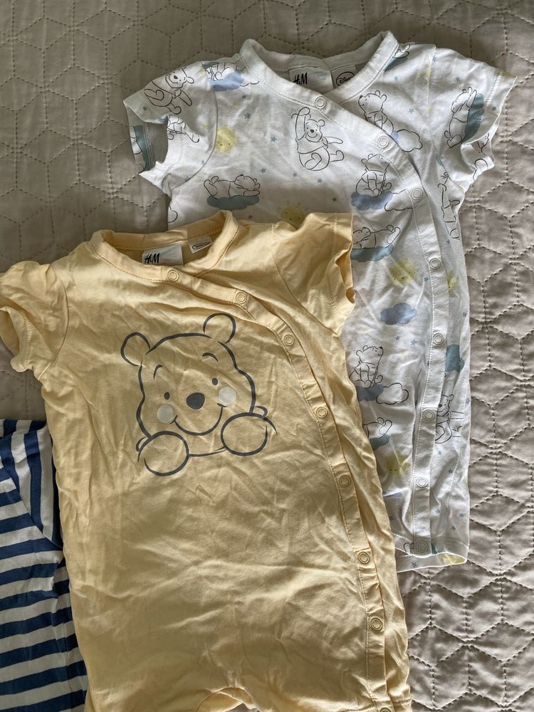 Paka letnich ciuszków dla chlopca H&M r. 80