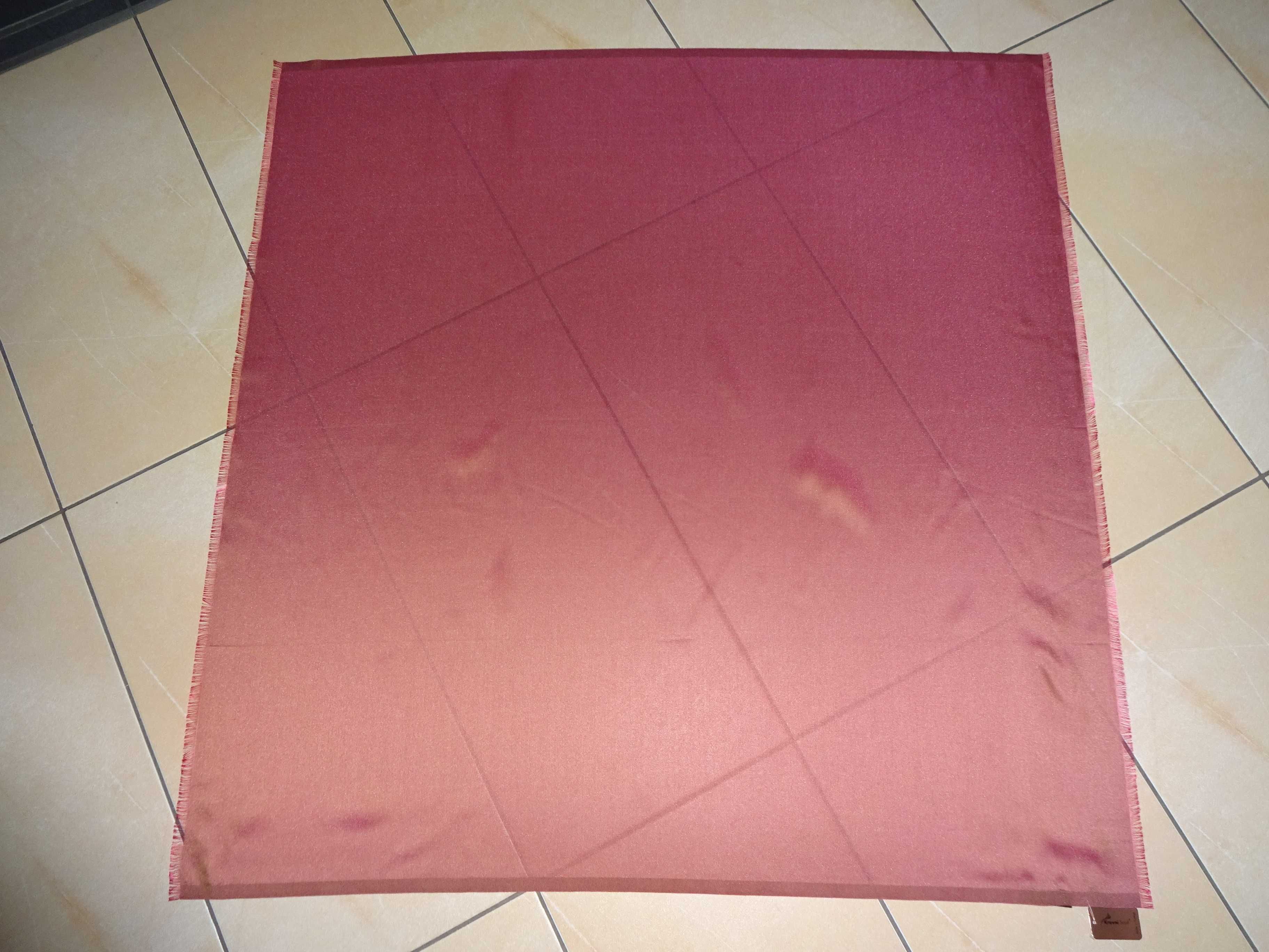 Krovni Scarf by KEVSER duża turecka mieniąca się chusta apaszka tafta