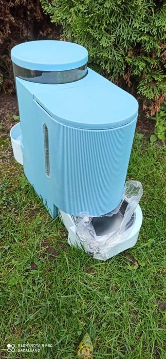 TIAKI dozownik karmy i wody, błękitny - 2 szt.