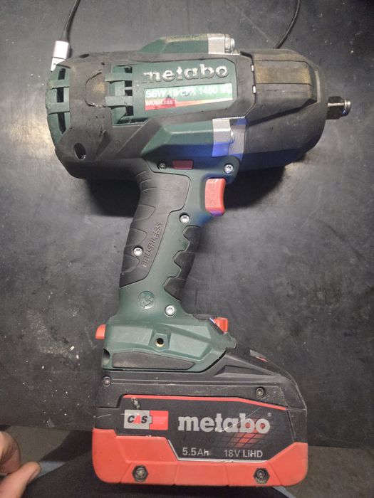 Metabo SSW 18 LTX 1450 BL Klucz Udarowy 1/2" Akumulatorowy 18V 5,5ahAh