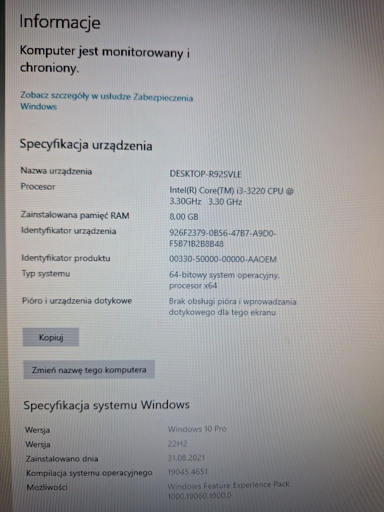 Komputer Philips Windows 10 pro