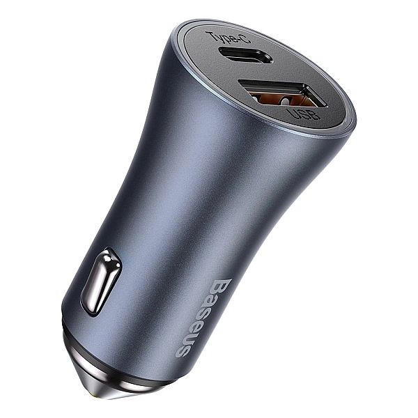 Szybka ładowarka samochodowa USB Typ C / USB 40 W Power Delivery 3.0 Q